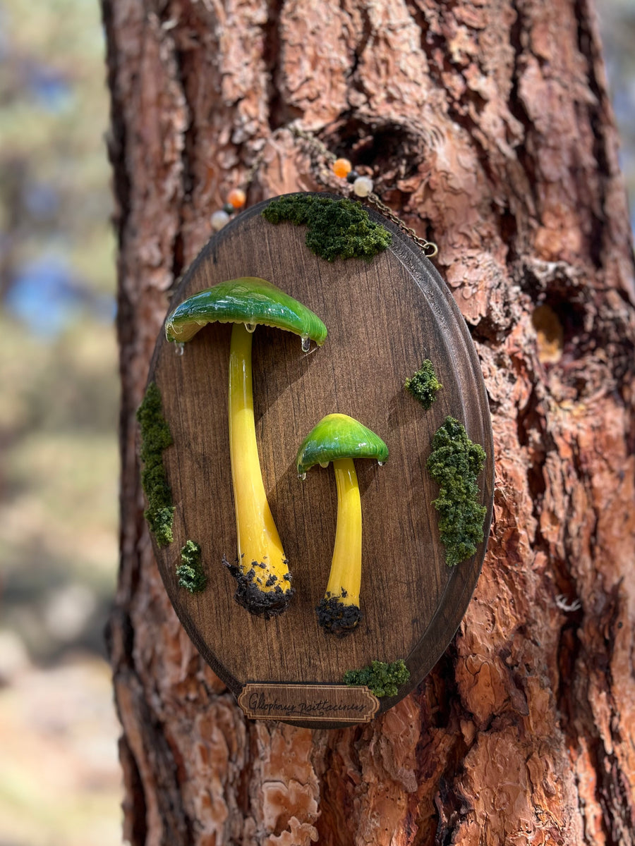 Parrot Waxcaps - Original Sculpture Plaque