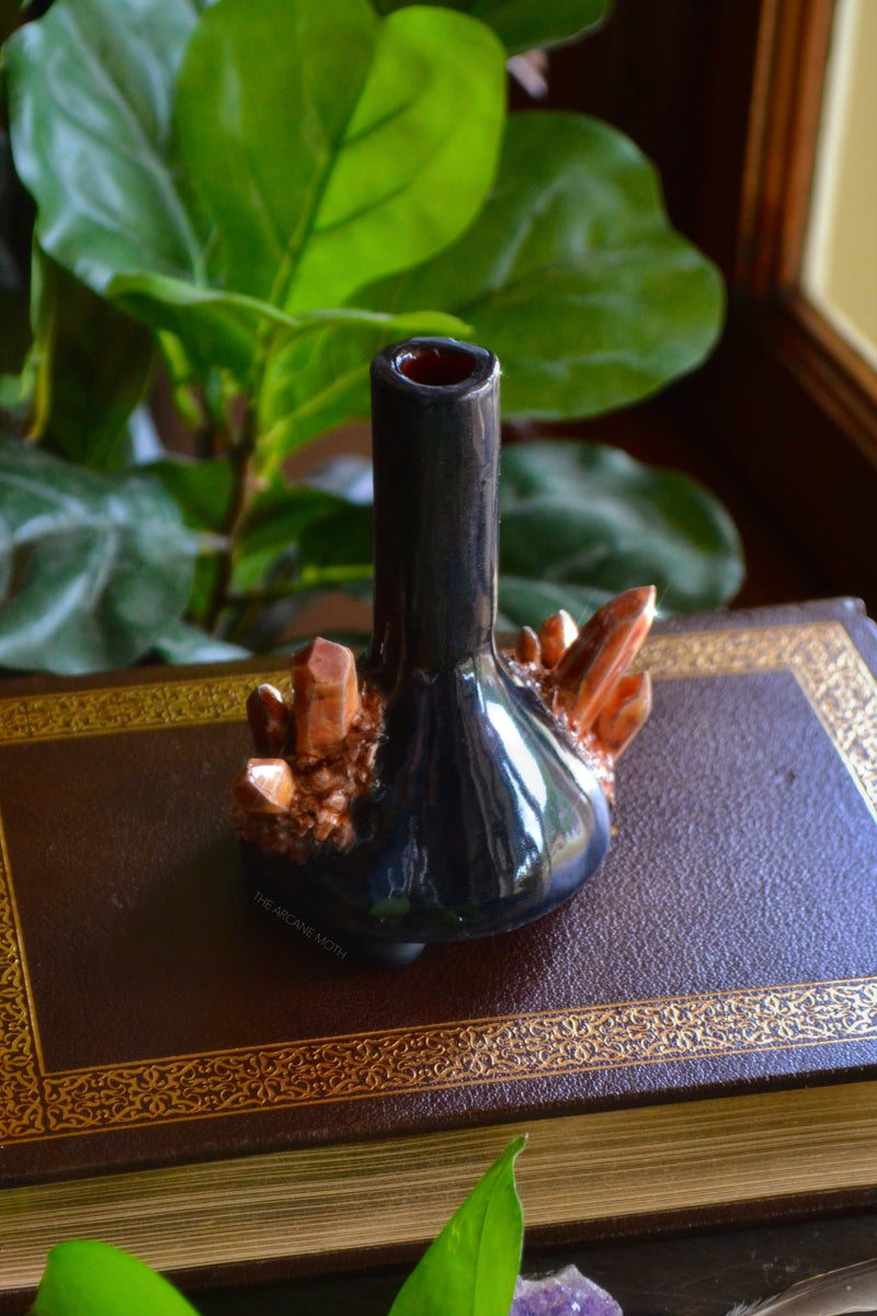 Crystal Cottage II - Ceramic Incense Burner – The Arcane Moth