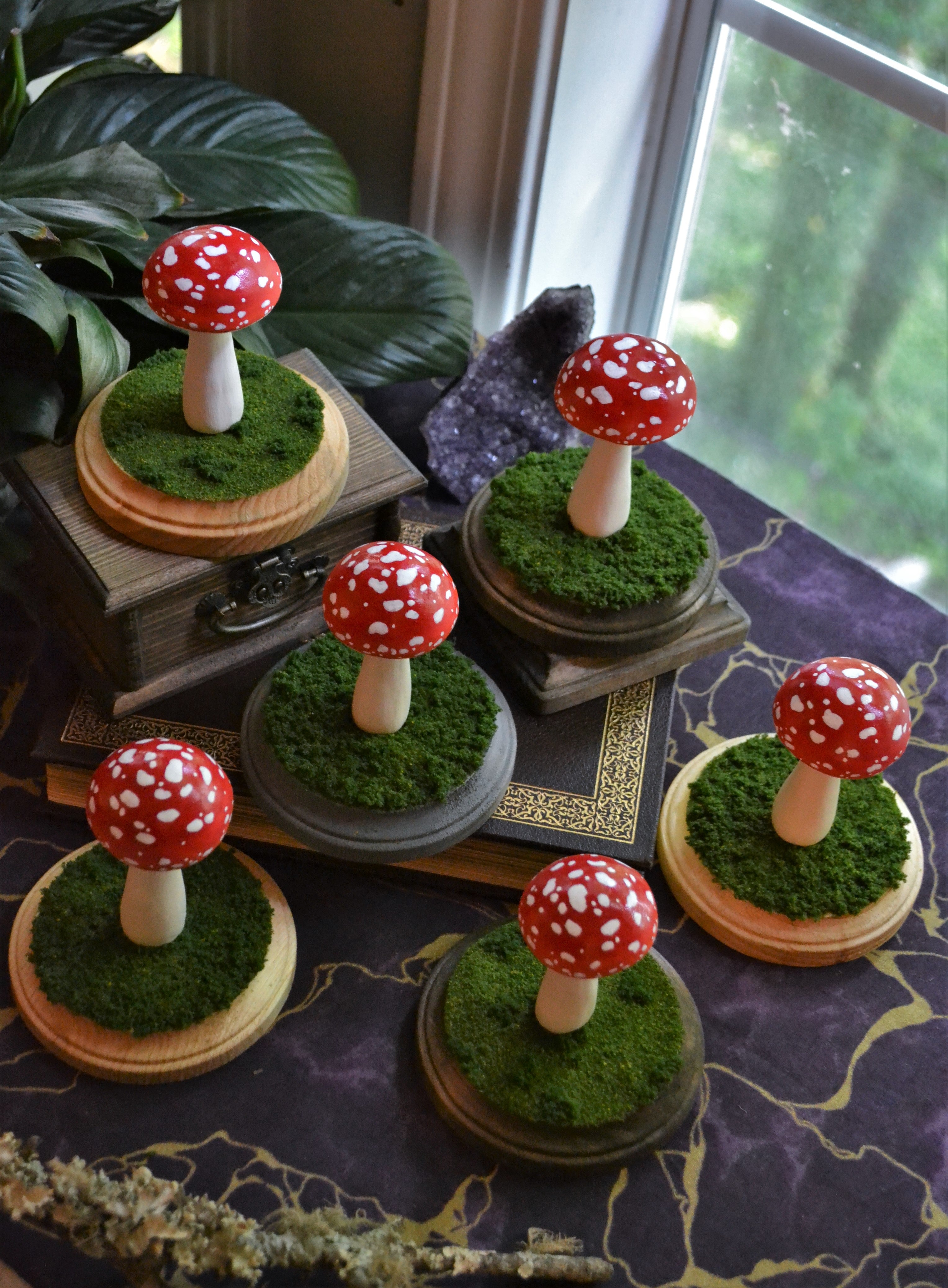 Red Amanita - Ceramic Mushroom Display