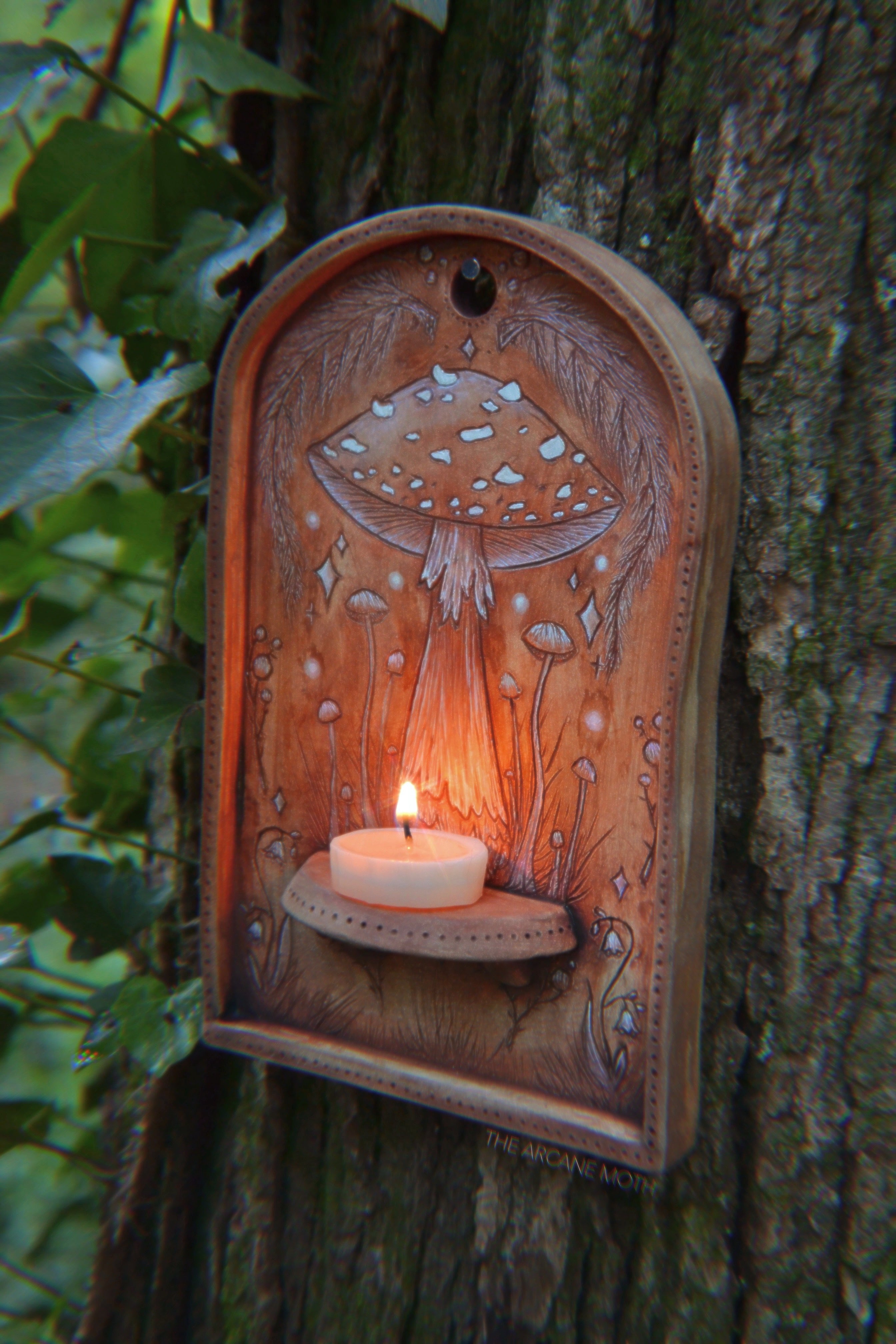 Mycelial Whispers || Original Handmade Ceramic Altar