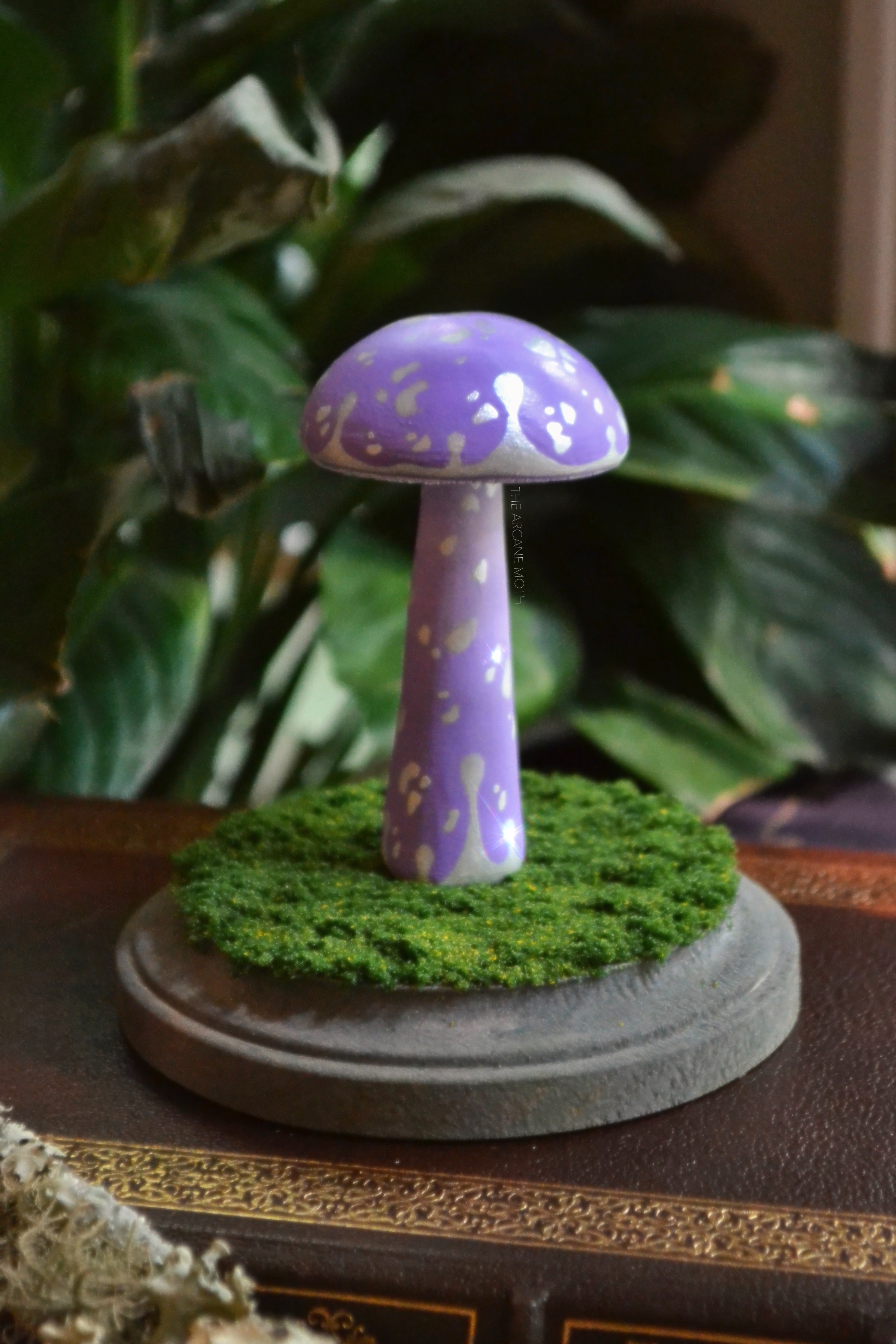 Lavender Lava - Ceramic Mushroom Display